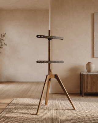 Wood Studio TV Floor Stand
