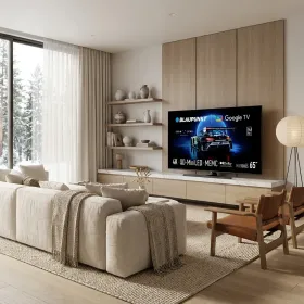 Blaupunkt 65MCG9000S QD-MiniLED Google TV in a living room