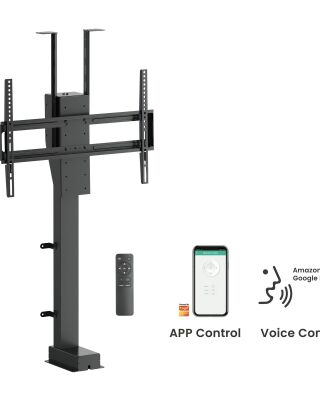 Smart Motorized TV Lift Stand with Motorized Swivel