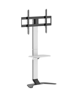 Super Slim TV Floor Stand with Storage Shelf