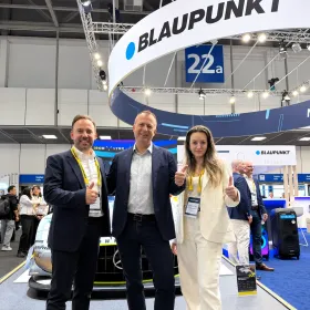 Blaupunkt and Fire TV teams on the Blaupunkt stand at IFA 2026