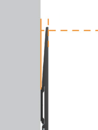 Slim, close-to-wall profiles