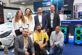 Union Distribution team on the Blaupunkt stand at IFA 2026