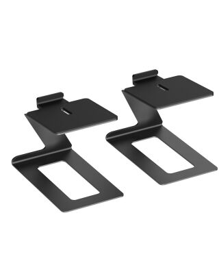Audio-Pursuit Cantilevered Desktop Speaker Stand Pair