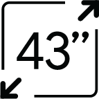 43"
