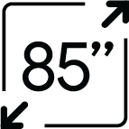 85"