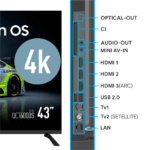 43″ UHD 4K QLED Tizen OS (43QCT6000S)