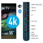 55″ UHD 4K QLED Google TV (55QBG6000S)