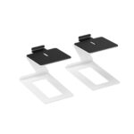 Audio-Pursuit Cantilevered Desktop Speaker Stand Pair
