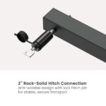 2-Bike Hitch Rack With Angled Rail