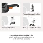2-Bike Hitch Rack With Angled Rail