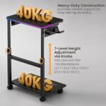 Versatile Mobile CPU Floor Stand with EU Standard Power Strip