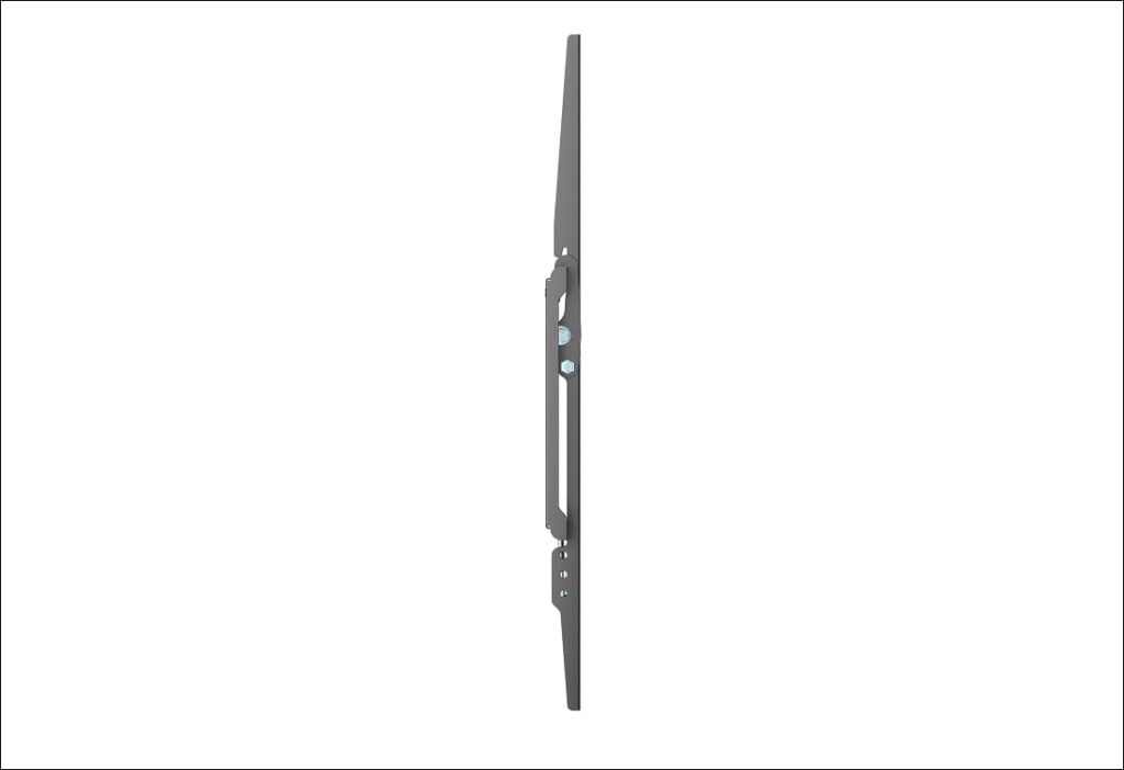 A large TV, held close