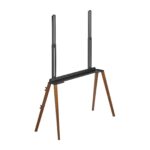 Danish Style TV Floor Stand with storage shelf