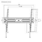 Large-Screen Large Tilt TV Wall Mount