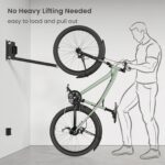 Swiveling Wall-Mounted Bike Rack for Bikes with Commuter Fenders