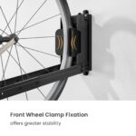 Swiveling Wall-Mounted Bike Rack for Bikes with Commuter Fenders