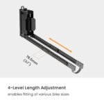 Swiveling Wall-Mounted Bike Rack for Bikes with Commuter Fenders