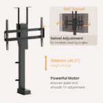 Smart Motorized TV Lift Stand with Motorized Swivel