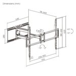 Cost-Effective Heavy-Duty Full-Motion TV Wall Mount