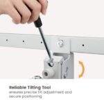 AluFlex Heavy-Duty Full-Motion TV Wall Mount