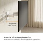 AluFlex Heavy-Duty Full-Motion TV Wall Mount