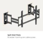 Slim-Profile Heavy-Duty Full Motion TV Mount