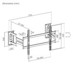 Slim-Profile Heavy-Duty Full Motion TV Mount