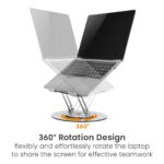360° Rotating Foldable Laptop Riser
