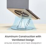 360° Rotating Foldable Laptop Riser