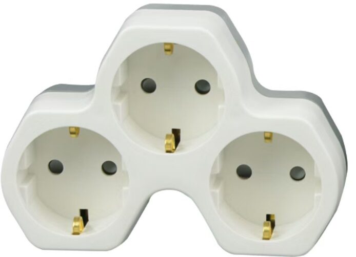 Plug Adapter – 3 Outlets