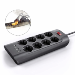 Power Strip – 8 Outlets + 4 USB-A