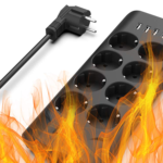 Power Strip – 8 Outlets + 4 USB-A