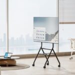 Minimalist Heavy-Duty Studio TV Cart