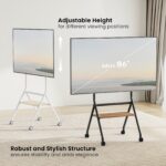 Minimalist Heavy-Duty Studio TV Cart