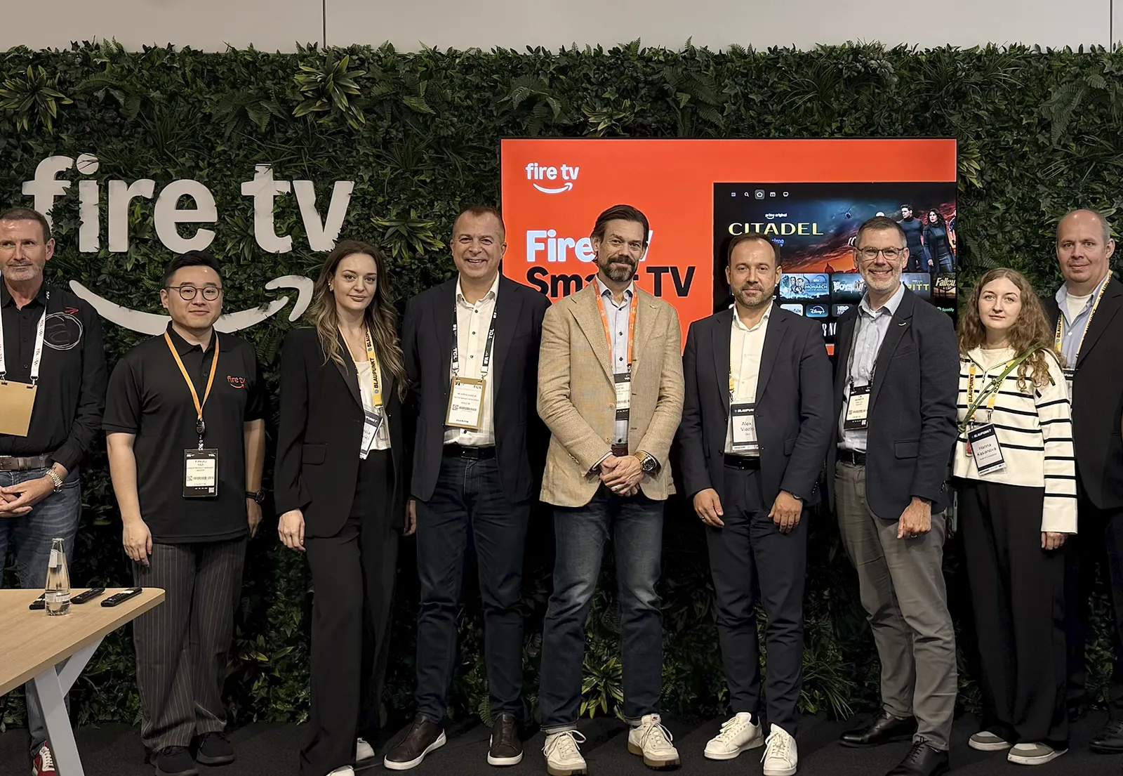 Blaupunkt, Union Distribution and Amazon Fire TV teams at IFA 2026