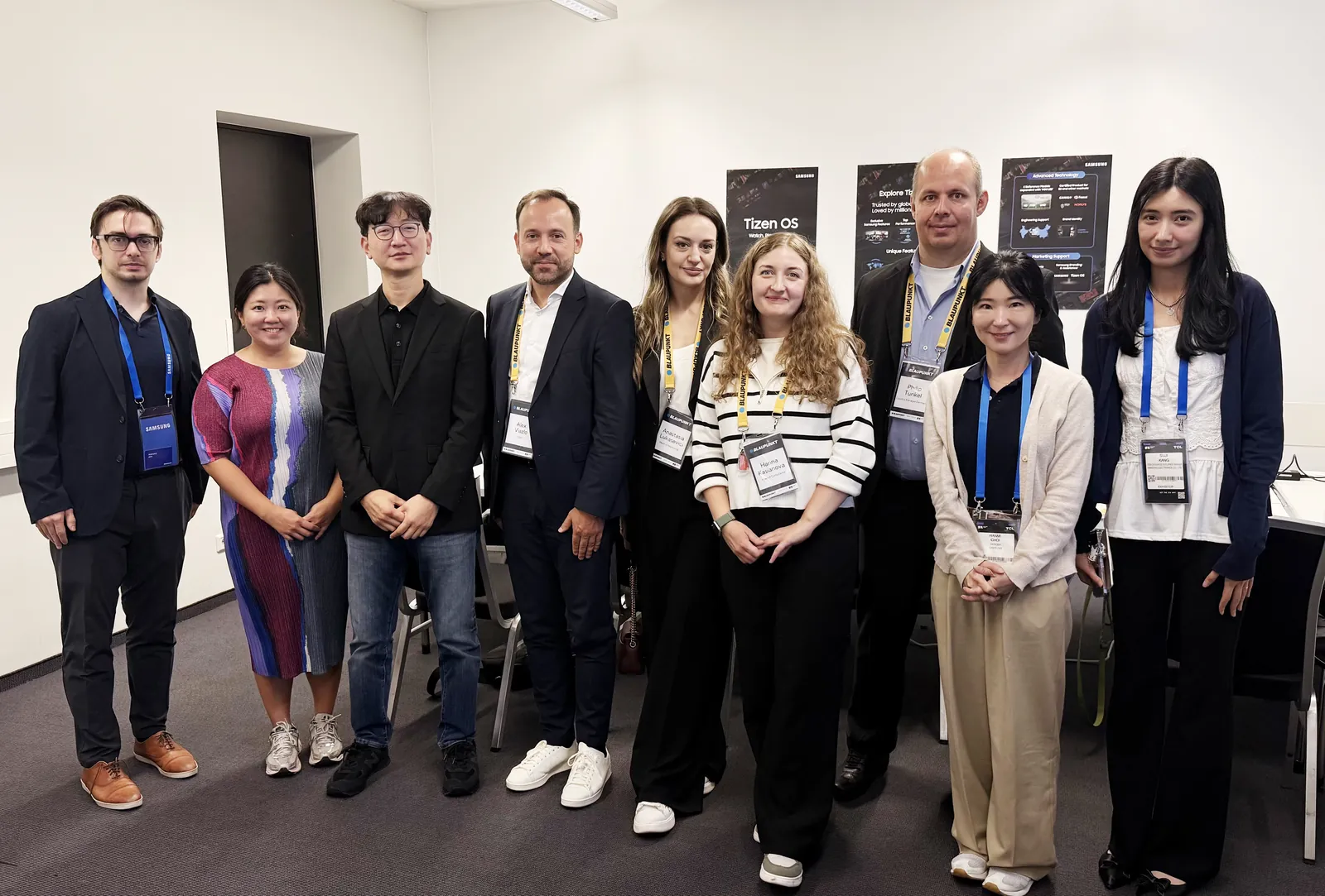 Blaupunkt and Samsung Tizen teams at IFA 2026
