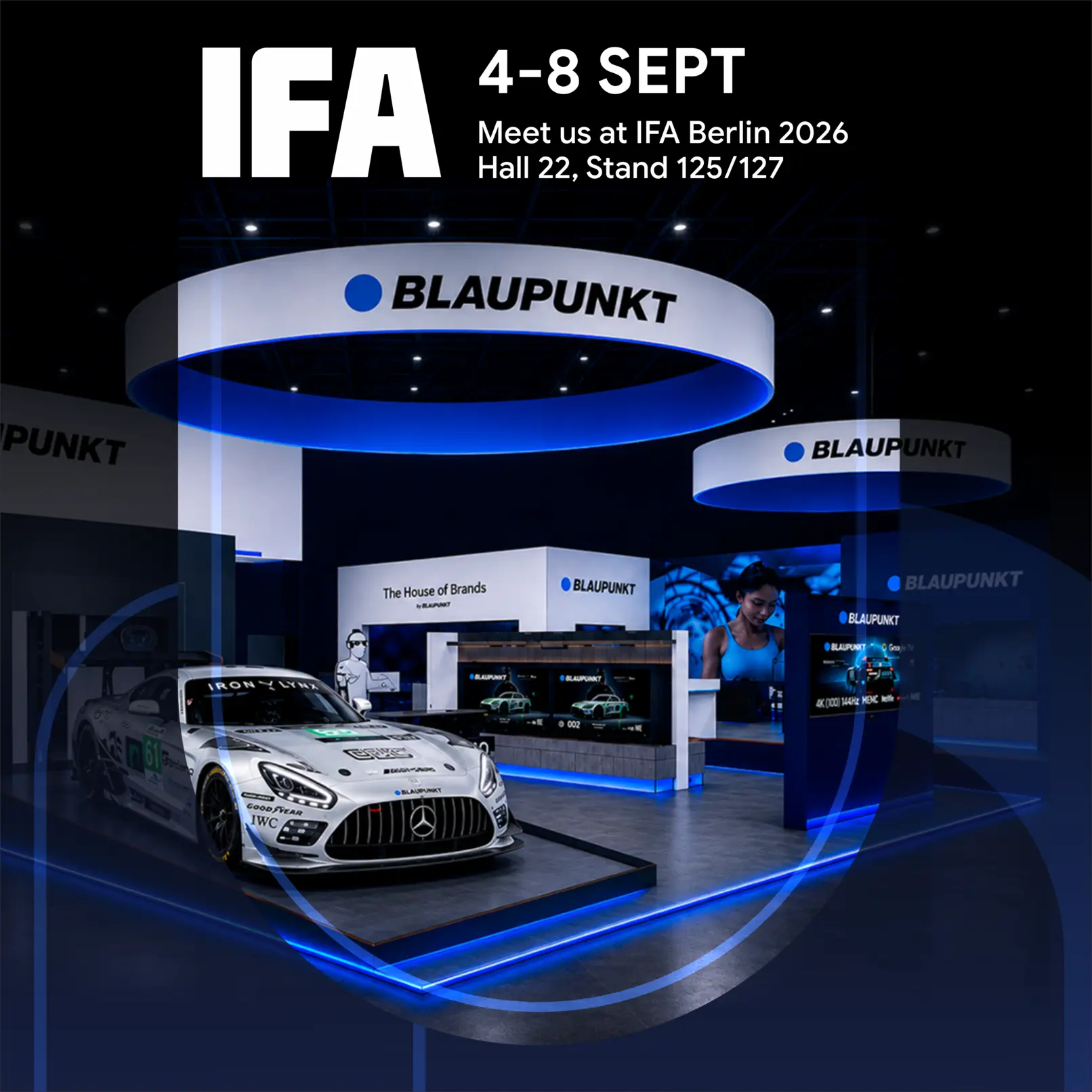 Blaupunkt на IFA Berlin 2026 — зал 22, стенд 125/127